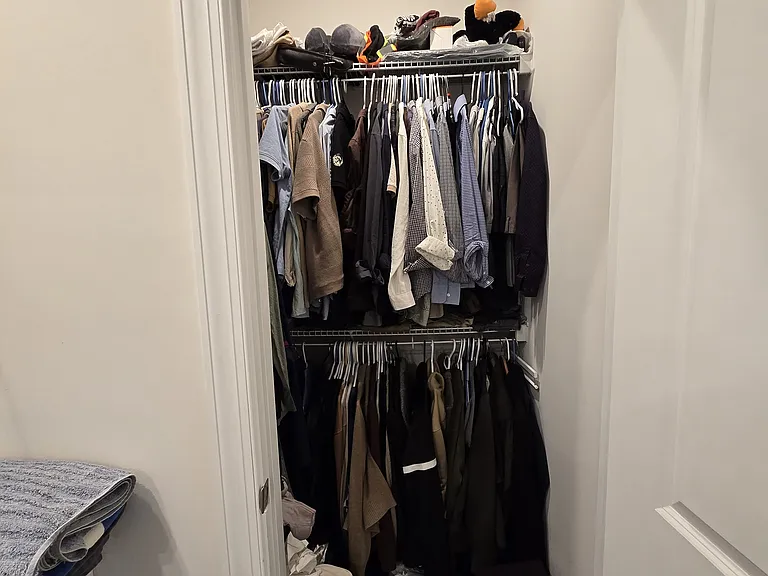 His closet