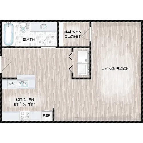 Floor plan Alcove