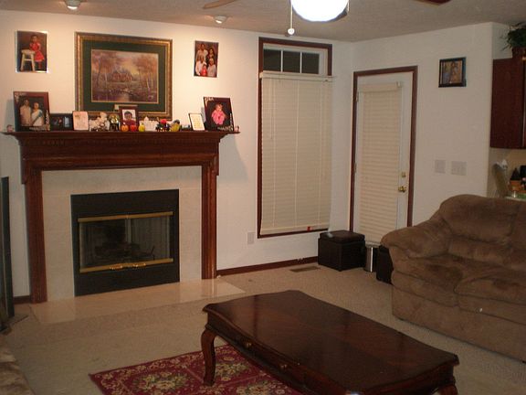 Living Room With Fireplace