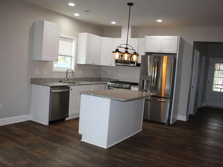 Practical Kitchen. Stainless Steel Appliances