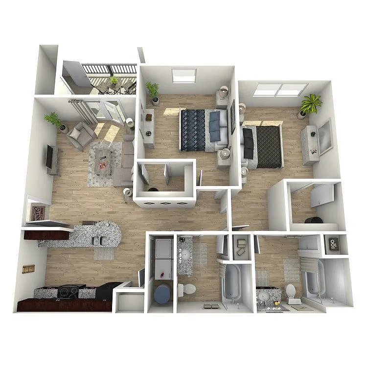 Floor plan B2
