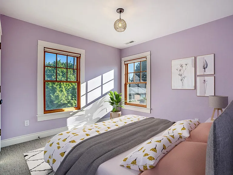 Bedroom 5. This image shows a virtually furnished space. Bedrooms come unfurnished.