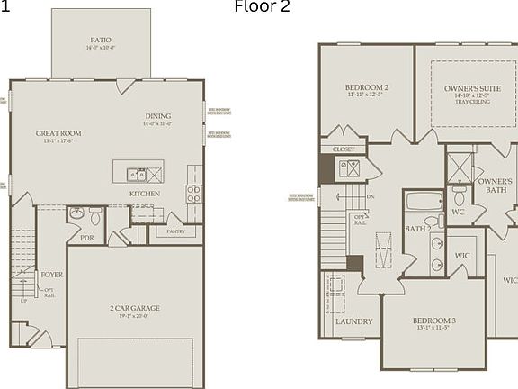 Floor Plan Level 1 Level 2