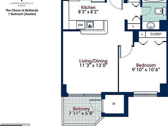 3rd image of 7500 Woodmont Ave #S804