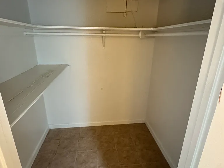 Large walk in closet