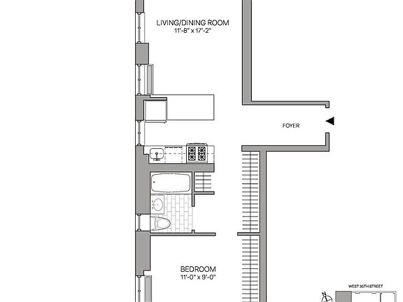 2nd image of 444 W 35th St #12D