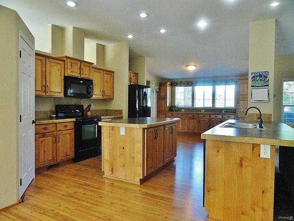 Dream kitchen open to dining and family room