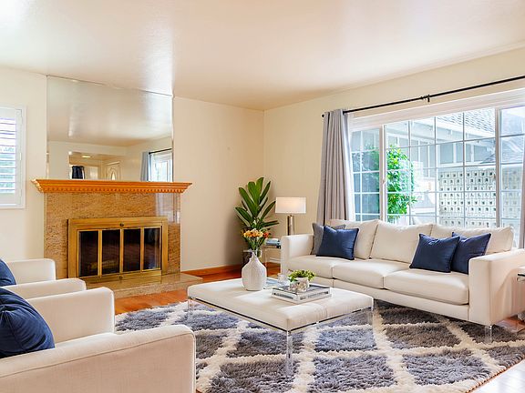 Living room - virtually staged (option 2)