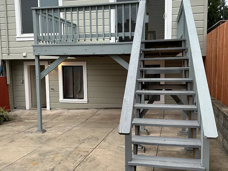 Yard and deck