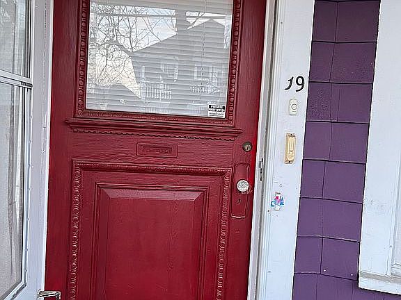 1st floor, front door