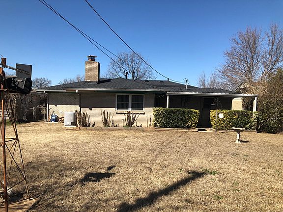 Back of house, looking toward covered porch