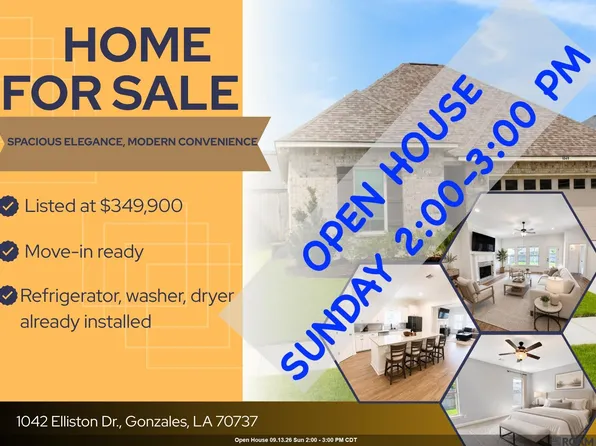 1042 Elliston Dr, Gonzales, LA 70737