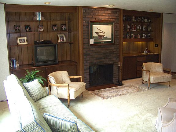 Family Room w/ Fireplace View