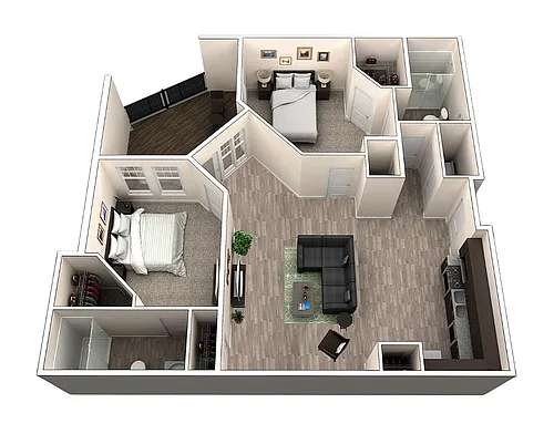 Floor plan Flat 204