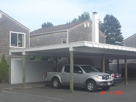 View from parking lot