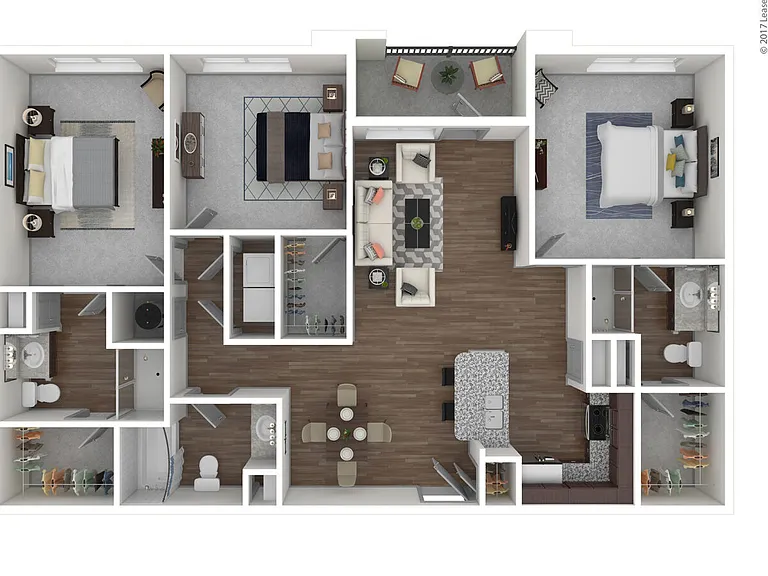 C1 floor plan Harlow Spring Cypress