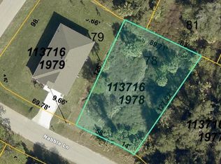 Nabble Ln Lot 78, North Pt, FL 34288