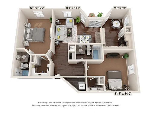 Floor plan Andros