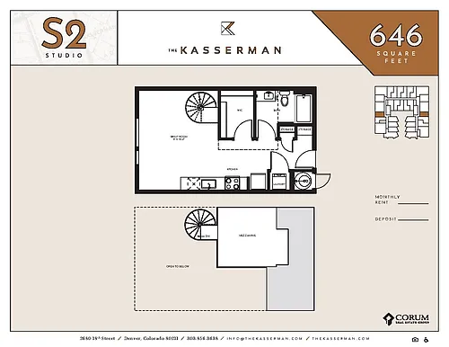 Floor plan S2 Mezzanine