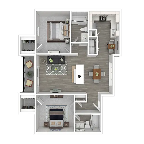 Floor plan B2 Upgrade