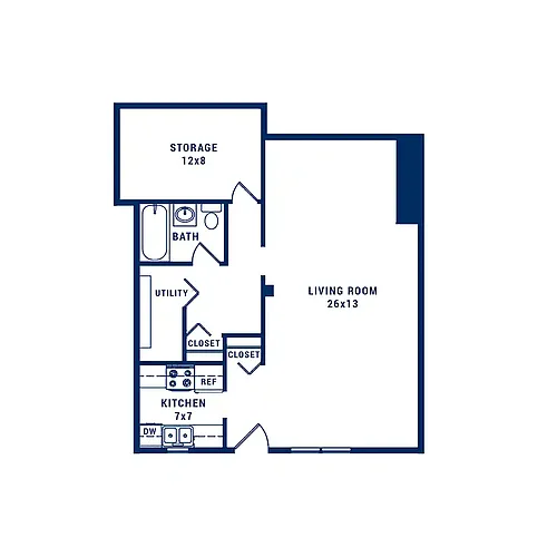 Floor plan Studio C