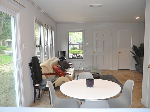 kitchen and living room