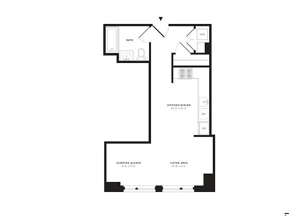 2nd image of 535 W 43rd St APT S11f