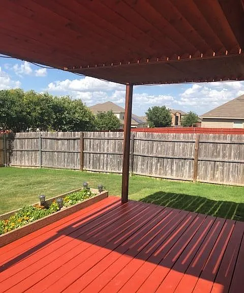 Deck with Pergola and Built in Misters for the Summer Heat