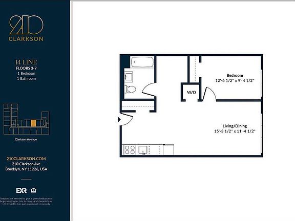 2nd image of 210 Clarkson Ave #414