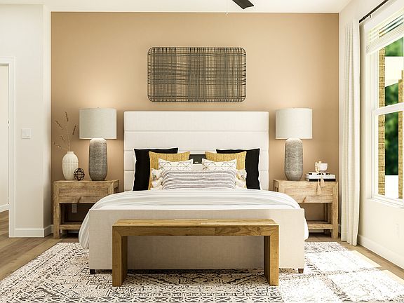 The master suite is your own private retreat!