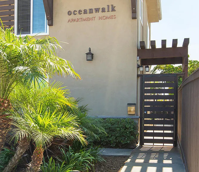 5077 Cape May Avenue San Diego, CA 92107-Oceanwalk Apartment Homes Front Pedestrian Gate