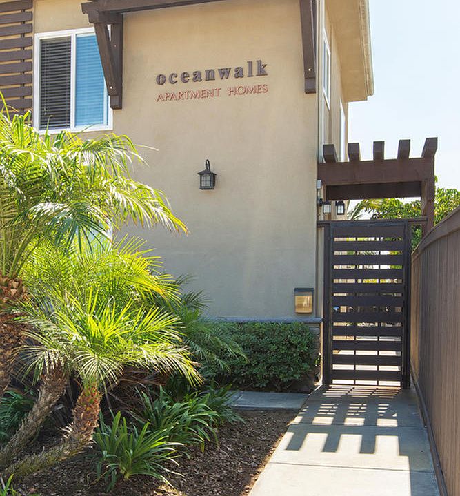 5077 Cape May Avenue San Diego, CA 92107-Oceanwalk Apartment Homes Front Pedestrian Gate