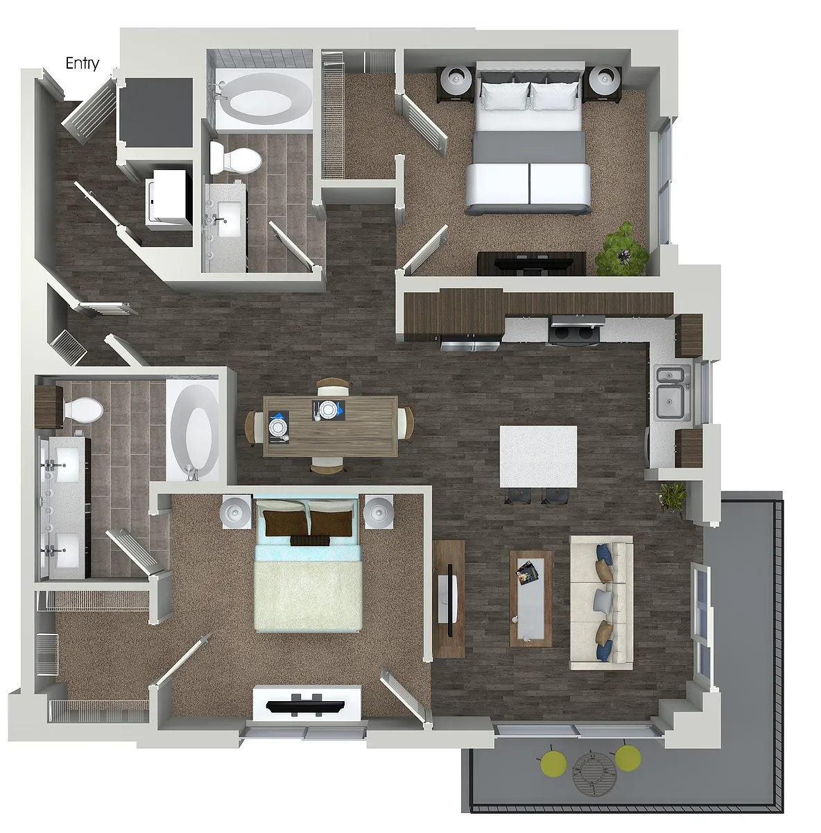 Floor plan B3