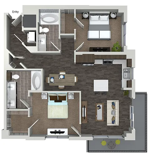 Floor plan B3