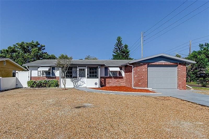 Fabulous curb appeal and rock yard is convenient and maintenance free!