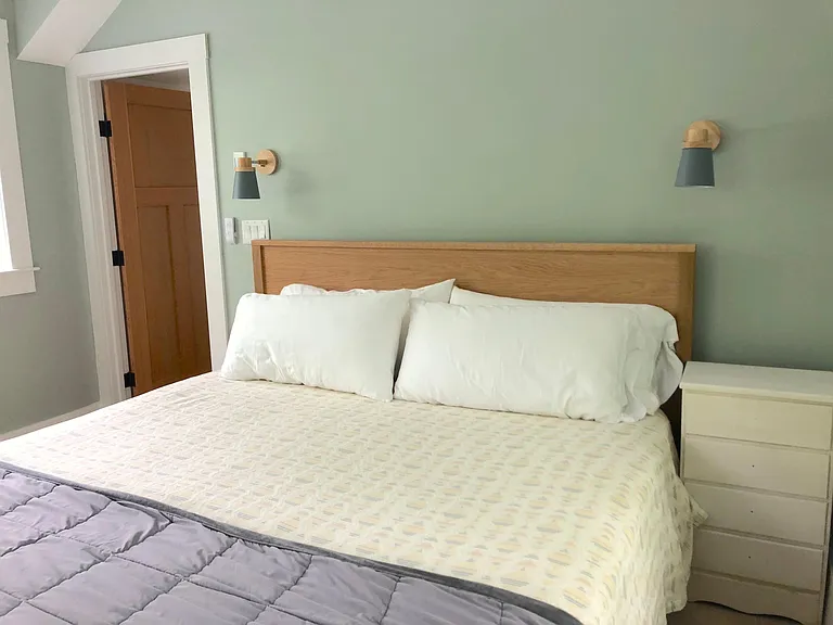 master bedroom with king bed