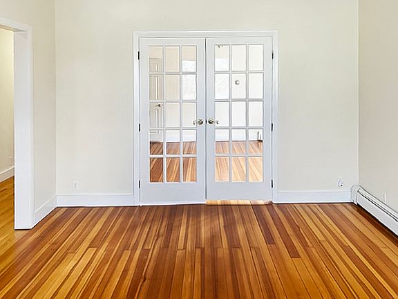Living Room with French door to the Dining Room