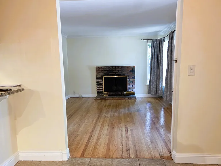 Looking toward the living room from the kitchen
