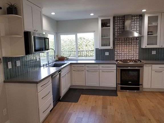 Part of the large open kitchen