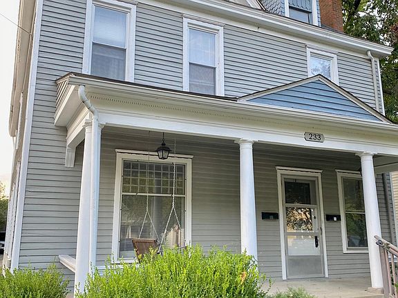 lovely front porch with swing