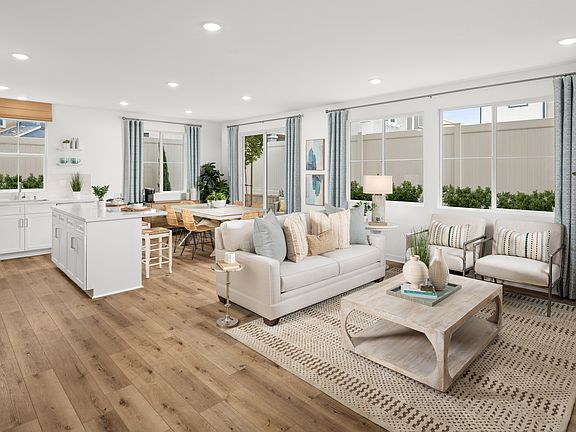Model home great room