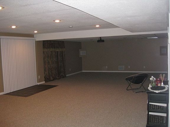 South side basement w/surround sound and projector