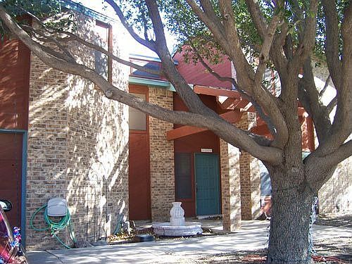 From driveway