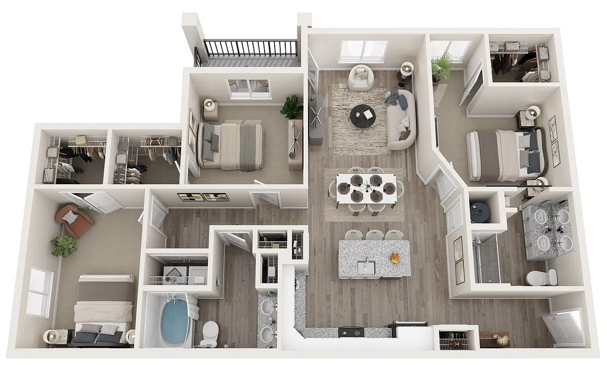 Floor plan 3A