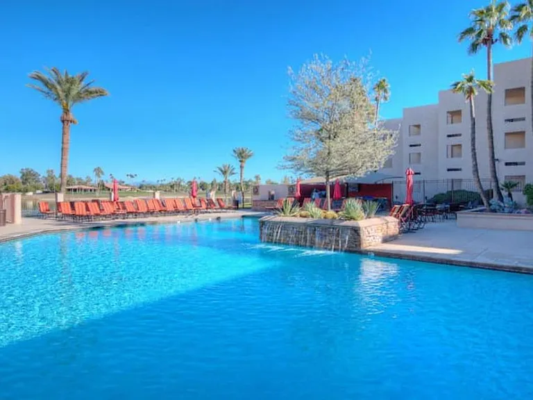 Resort Pool only about 100 yards from villa that owners and our guests have full access to.
