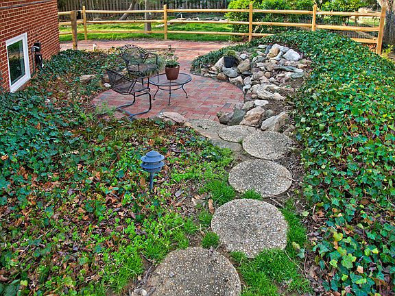 Private patio for use of renter