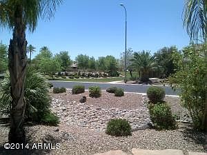 View from front to greenbelt