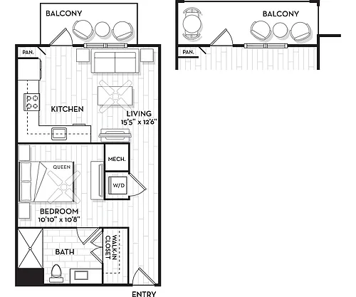 Floor plan Compass