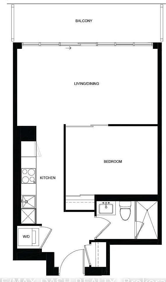 1 bed, $2,400 — Photo 1