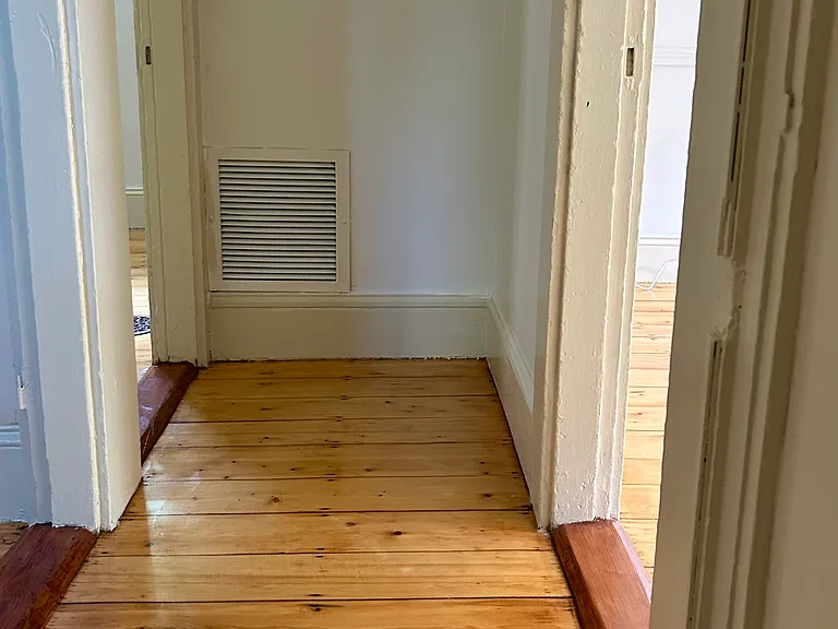 Hallway to Bedroom and Living Room